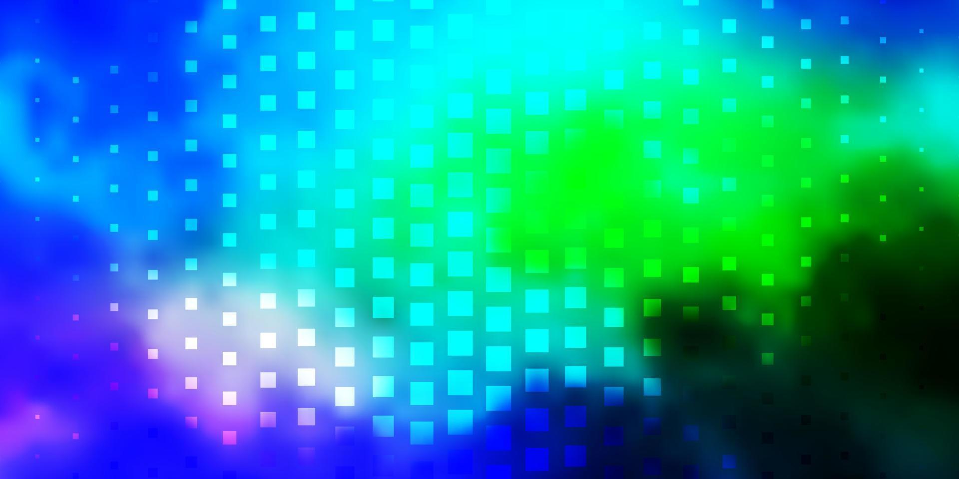 Light Blue, Green vector texture in rectangular style.