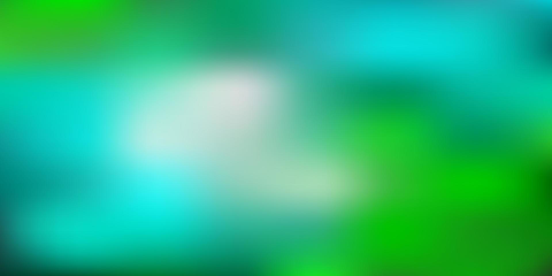 Fondo de desenfoque abstracto de vector azul claro, verde.