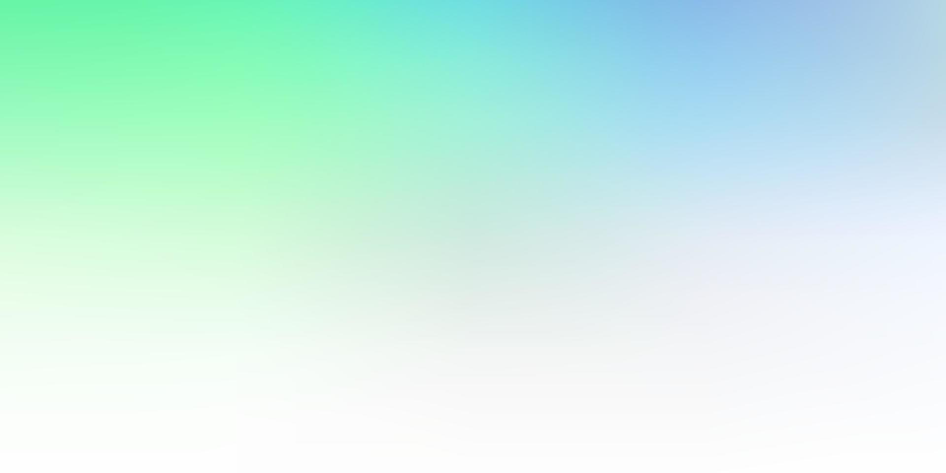 Light blue, green vector gradient blur background.