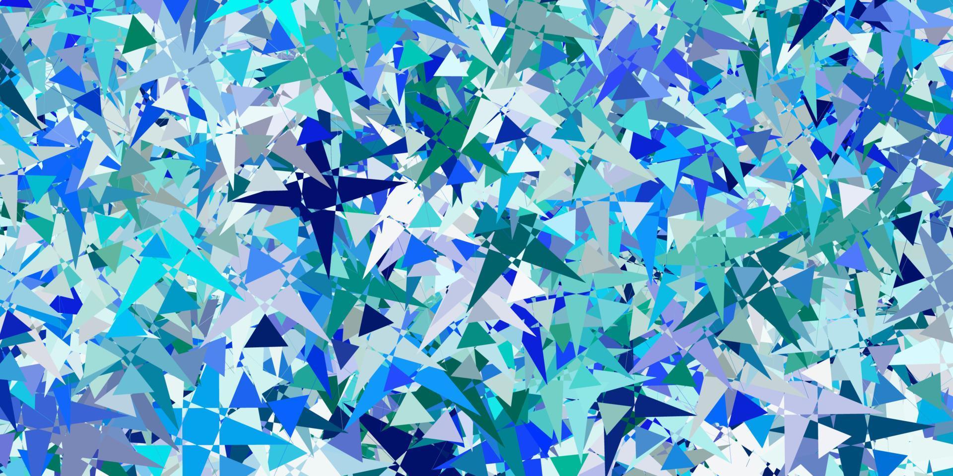 Light BLUE vector texture with random triangles.