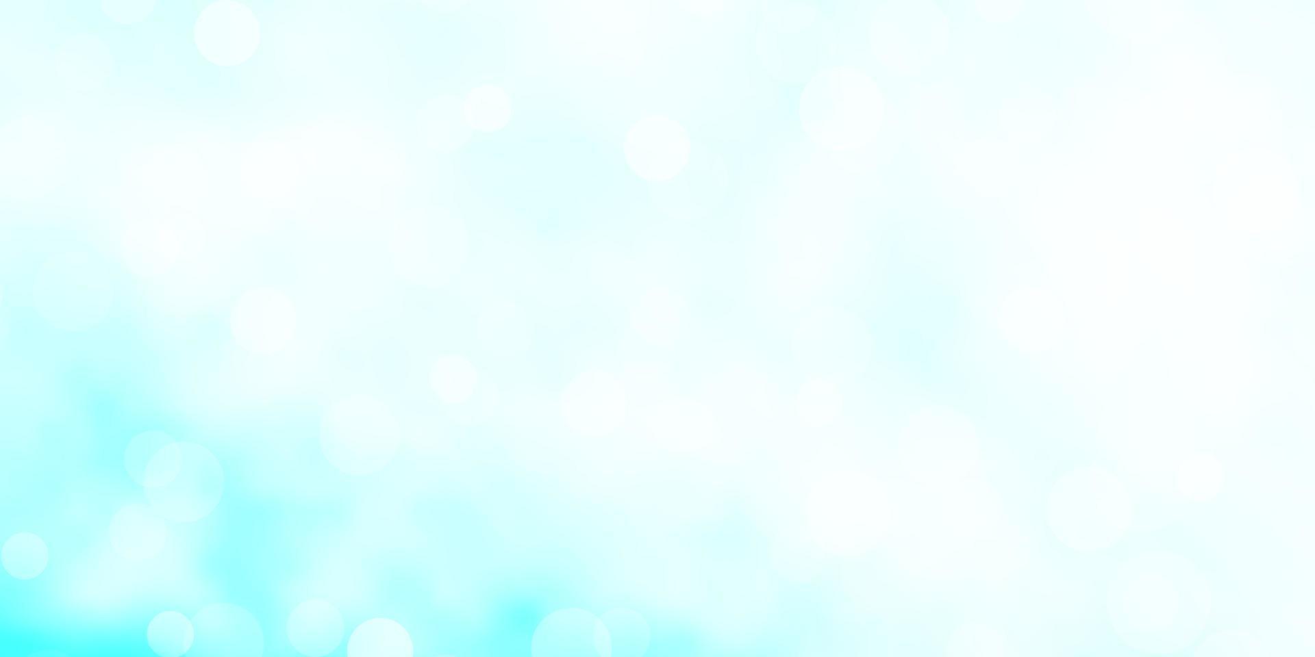 Light BLUE vector template with circles.