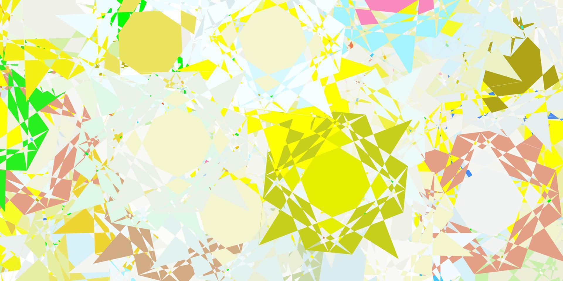 Light multicolor vector background with polygonal forms.