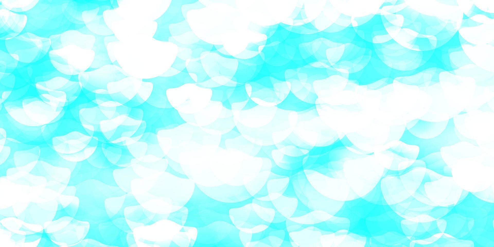 Light BLUE vector background with spots.