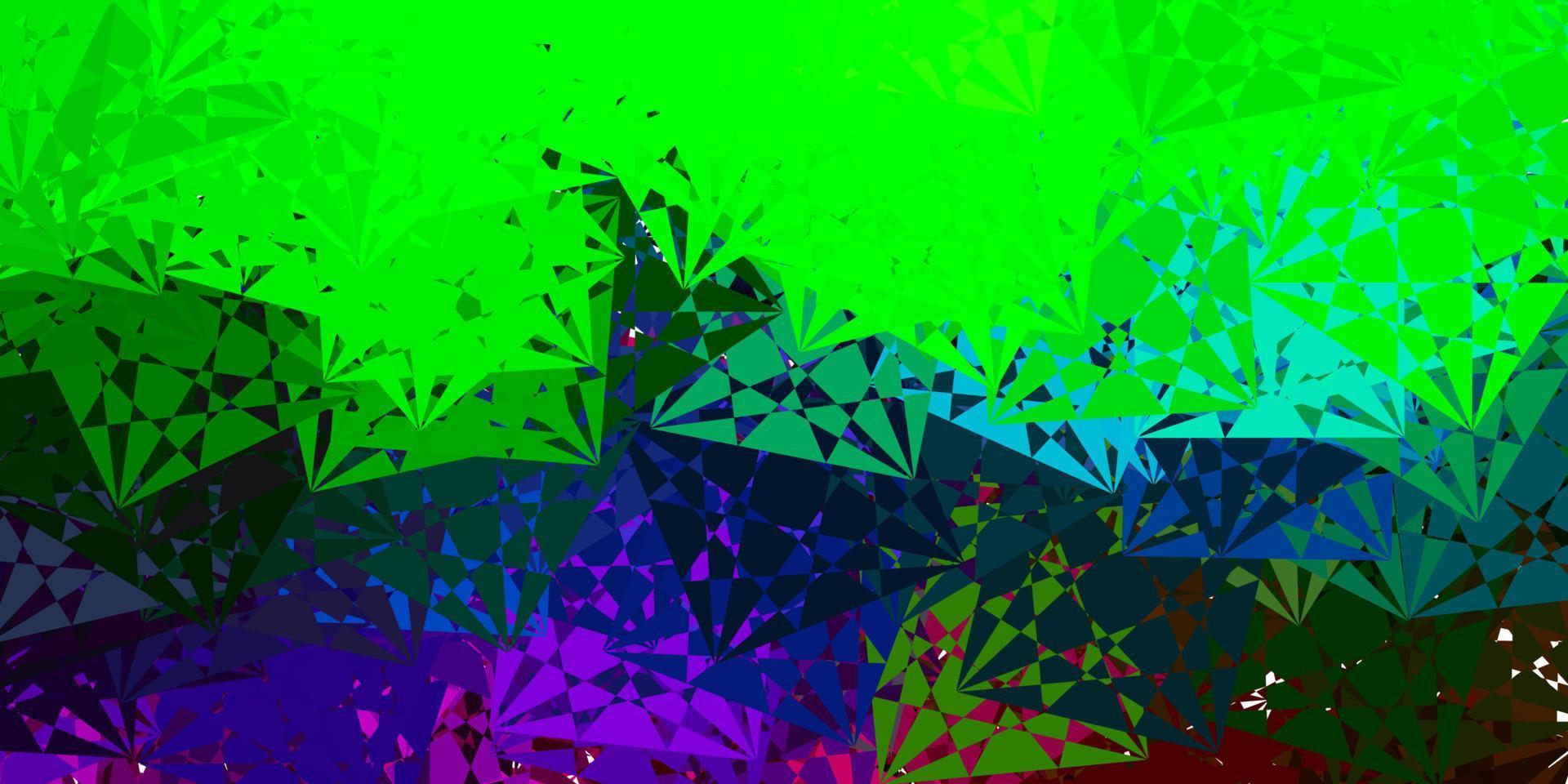 Light Multicolor vector texture with random triangles.