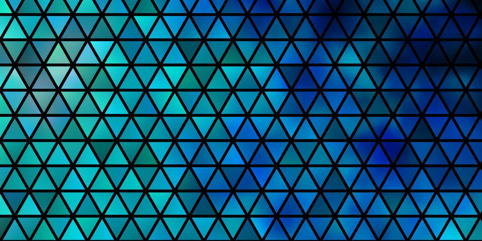 Light BLUE vector texture with triangular style.