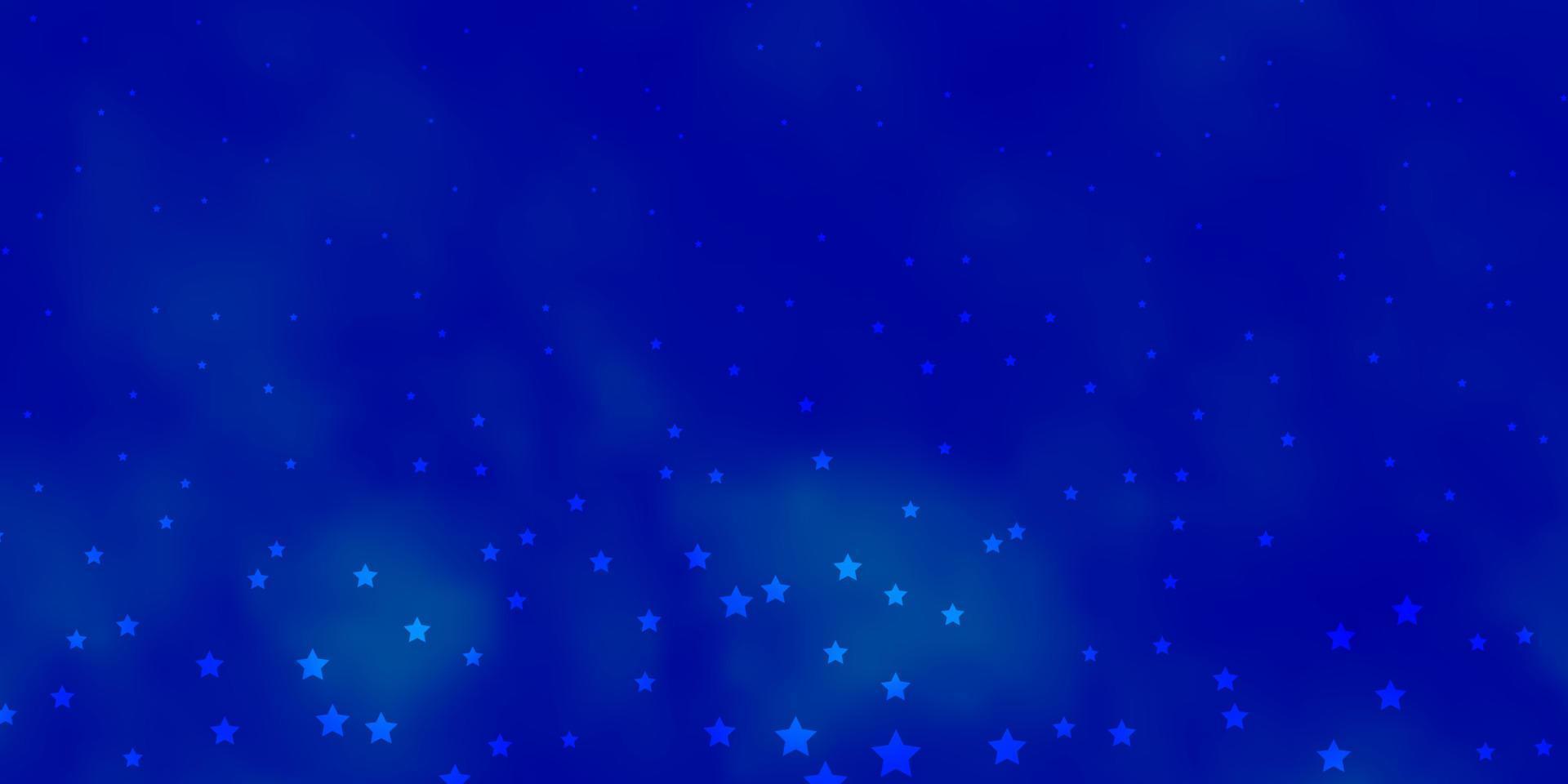 Dark BLUE vector layout with bright stars.