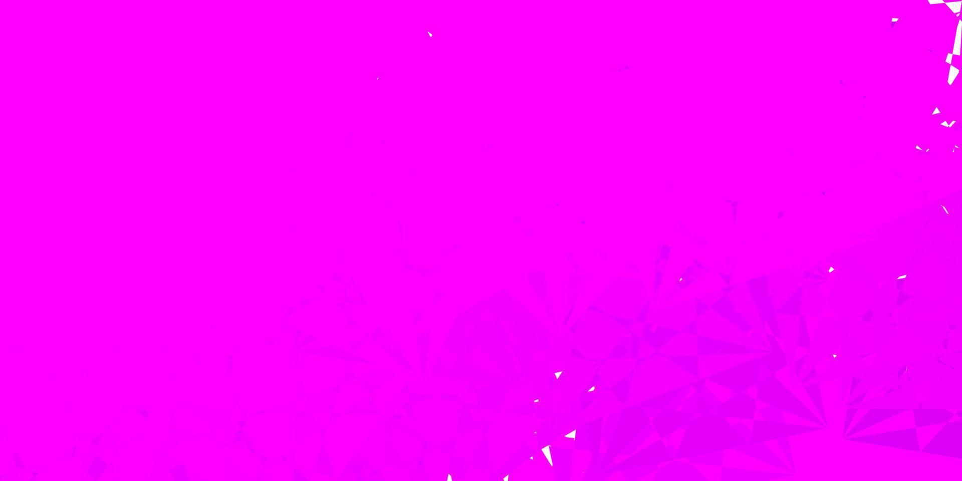 Light Pink vector background with polygonal forms.