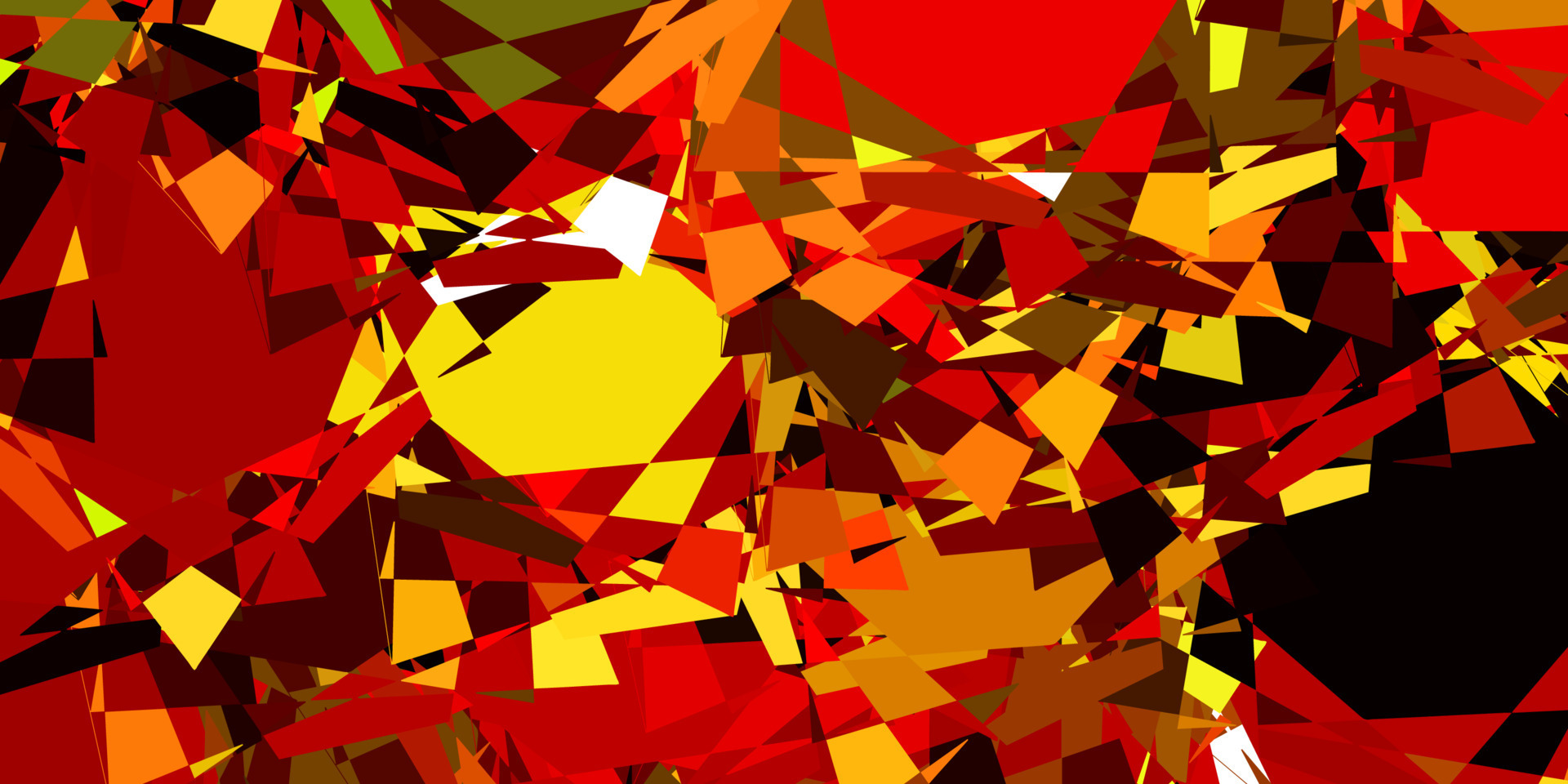 Light Green, Yellow vector background with polygonal forms. 21720785