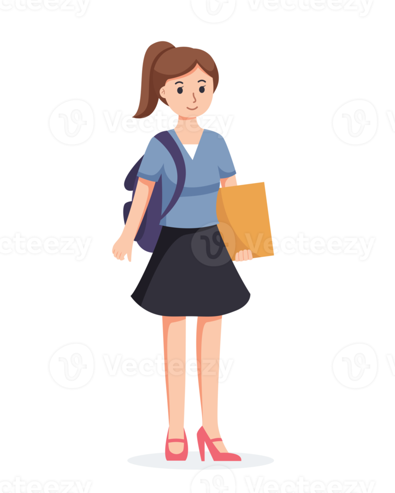 character student. Back to school , university concept png