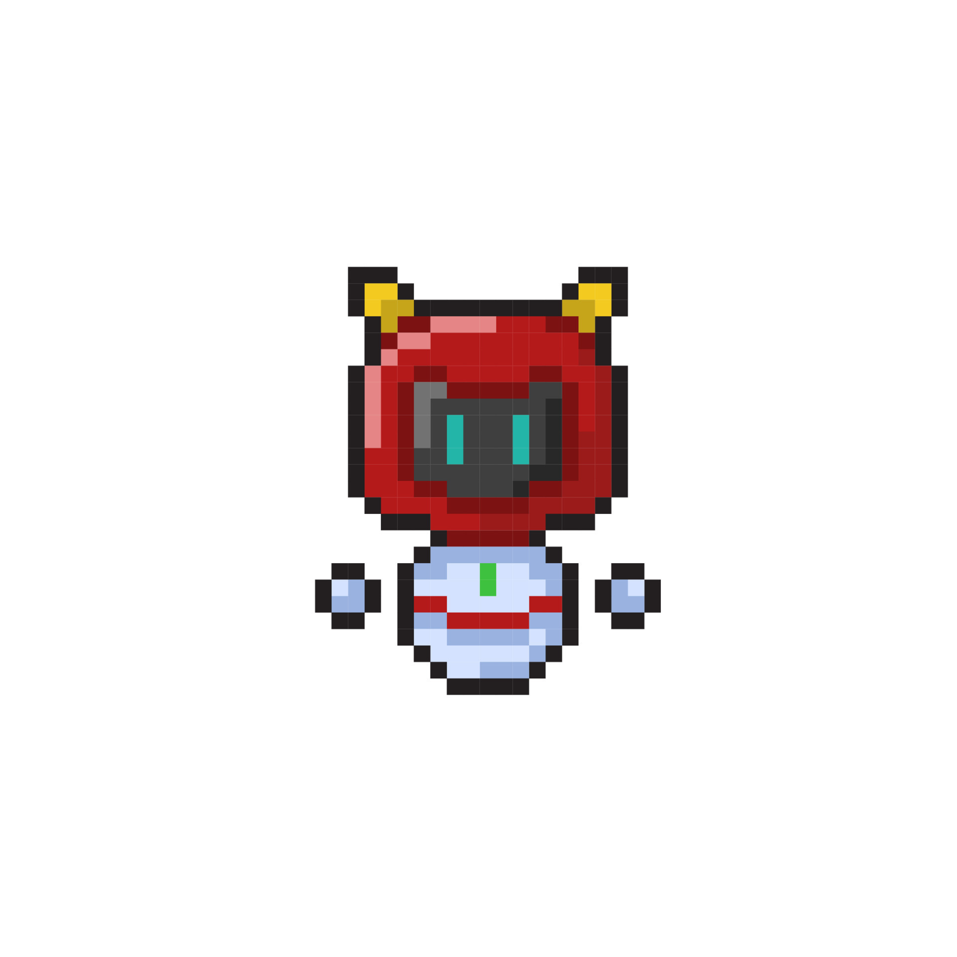 mini robot in pixel art style 21720979 Vector Art at Vecteezy