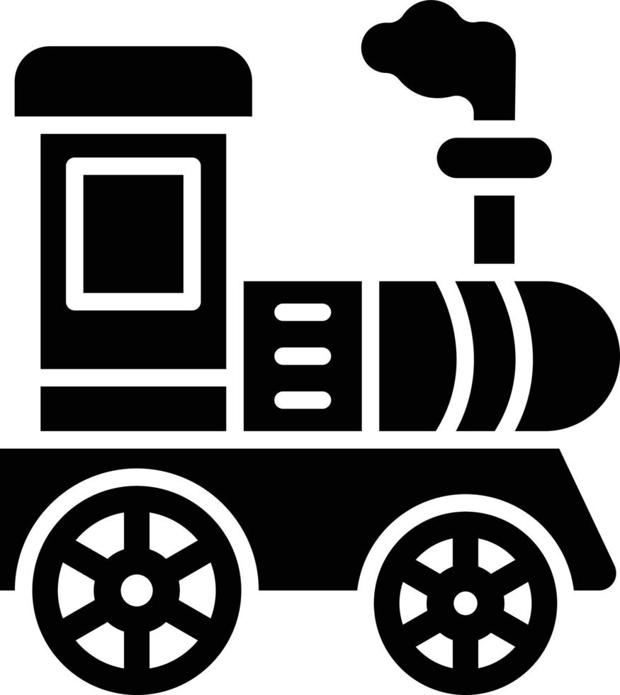 Locomotive Vector Icon Design Illustration