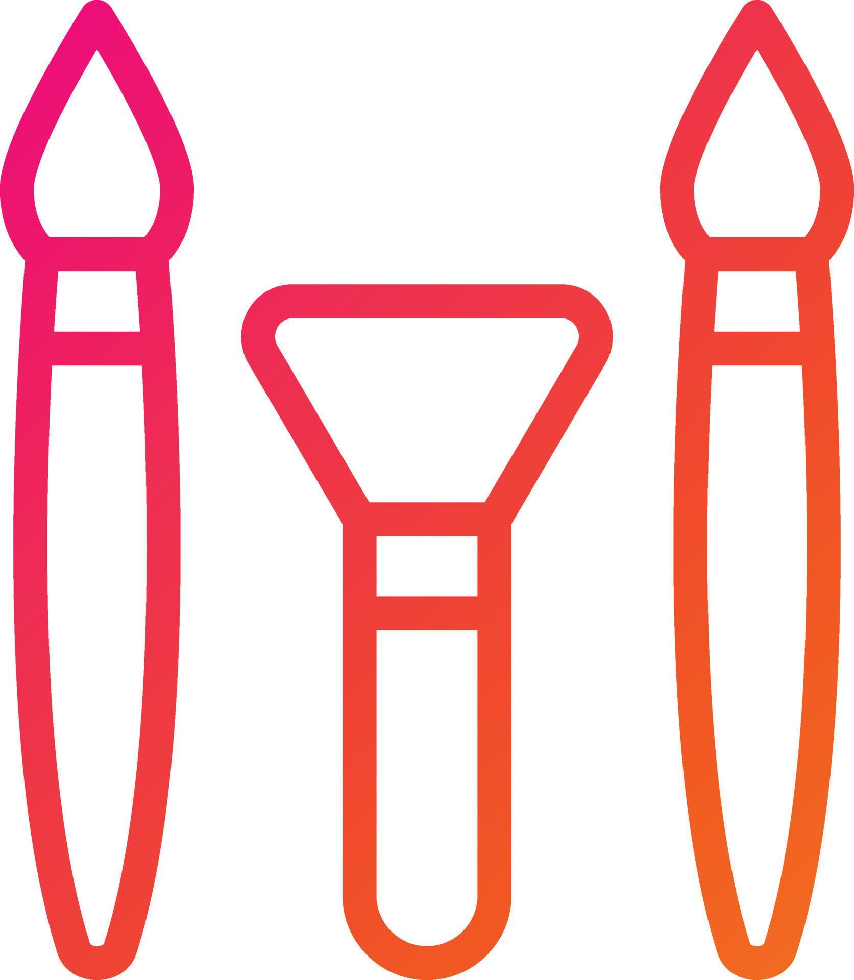 Makeup brushes Vector Icon Design Illustration 21721597 Vector Art at