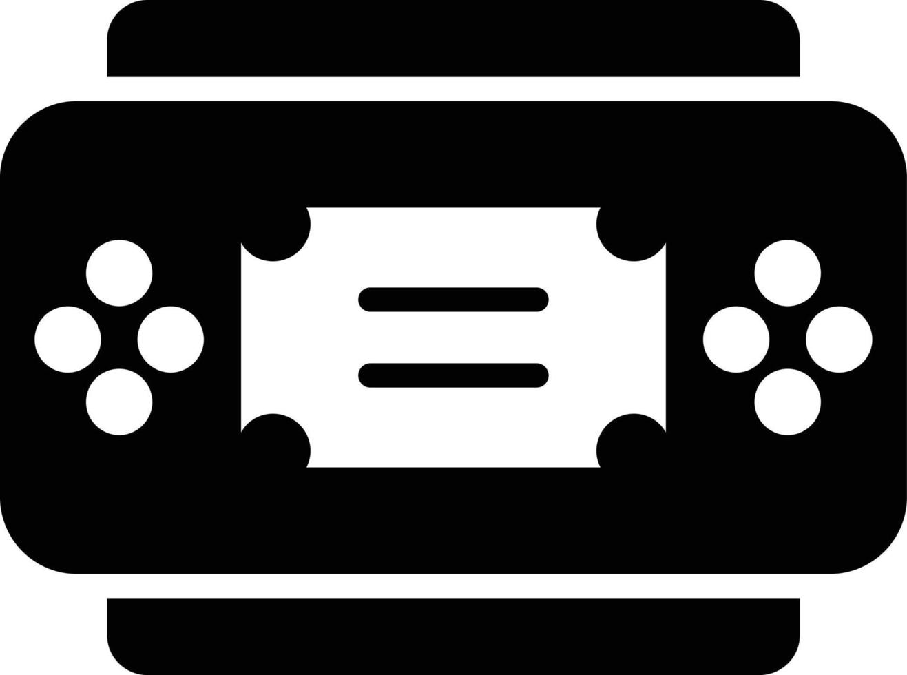 Console Vector Icon Design Illustration