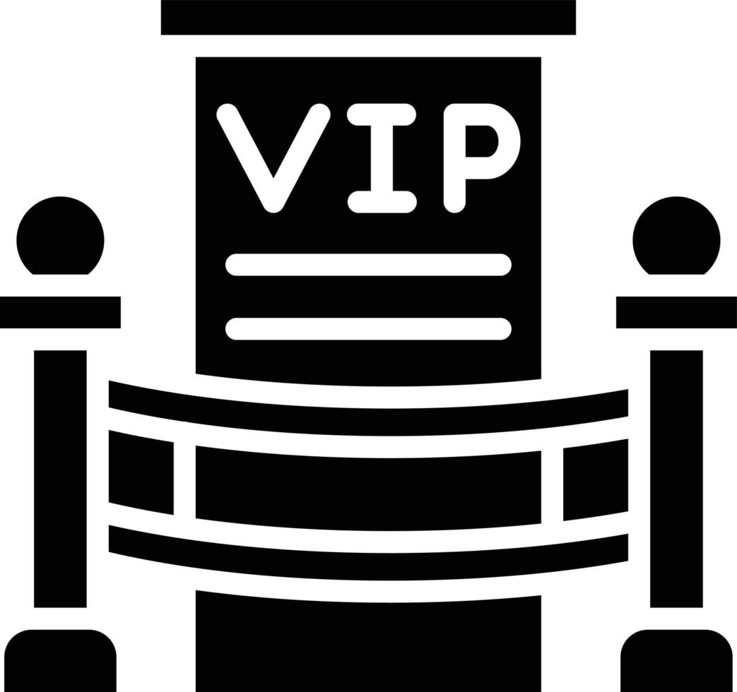 ilustración de diseño de icono de vector vip