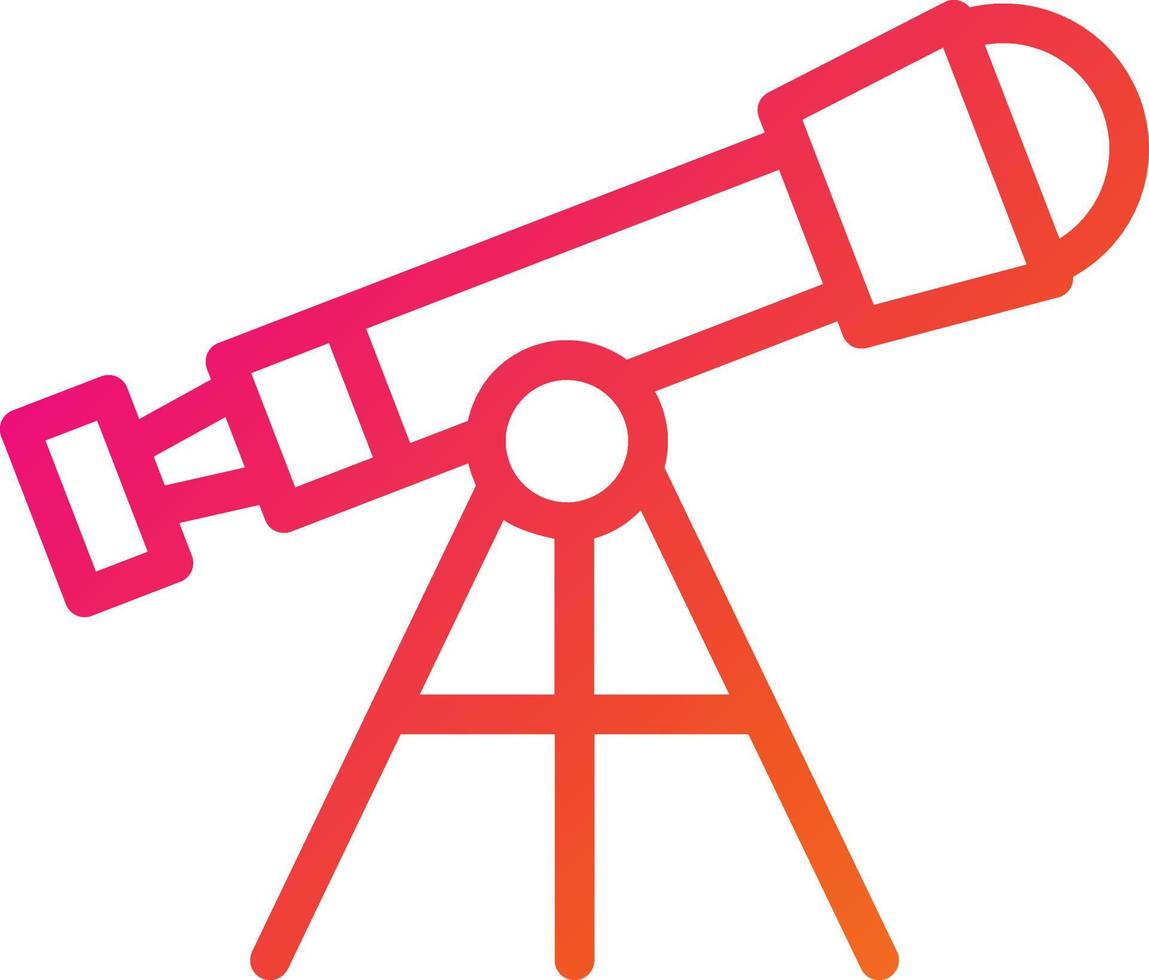 Telescope Vector Icon Design Illustration