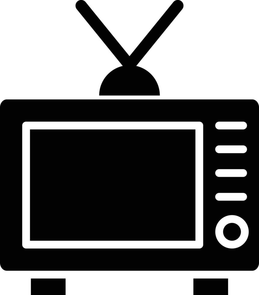 ilustración de diseño de icono de vector de televisión