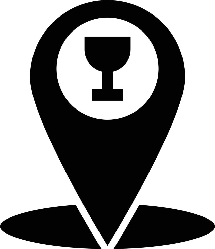 Cafe location Vector Icon Design Illustration