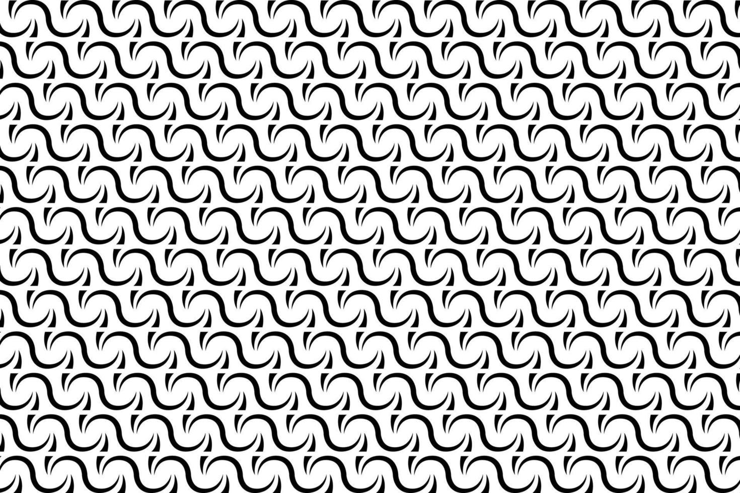 Abstract black and white vector geometric seamless pattern. Repeating tileable, mosaic pattern. making them ideal for use in a variety of graphic design projects, as websites, textiles and other.