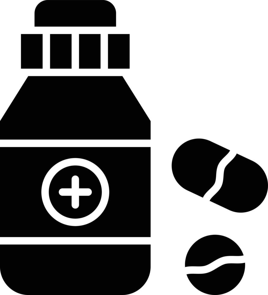 ilustración de diseño de icono de vector de medicina