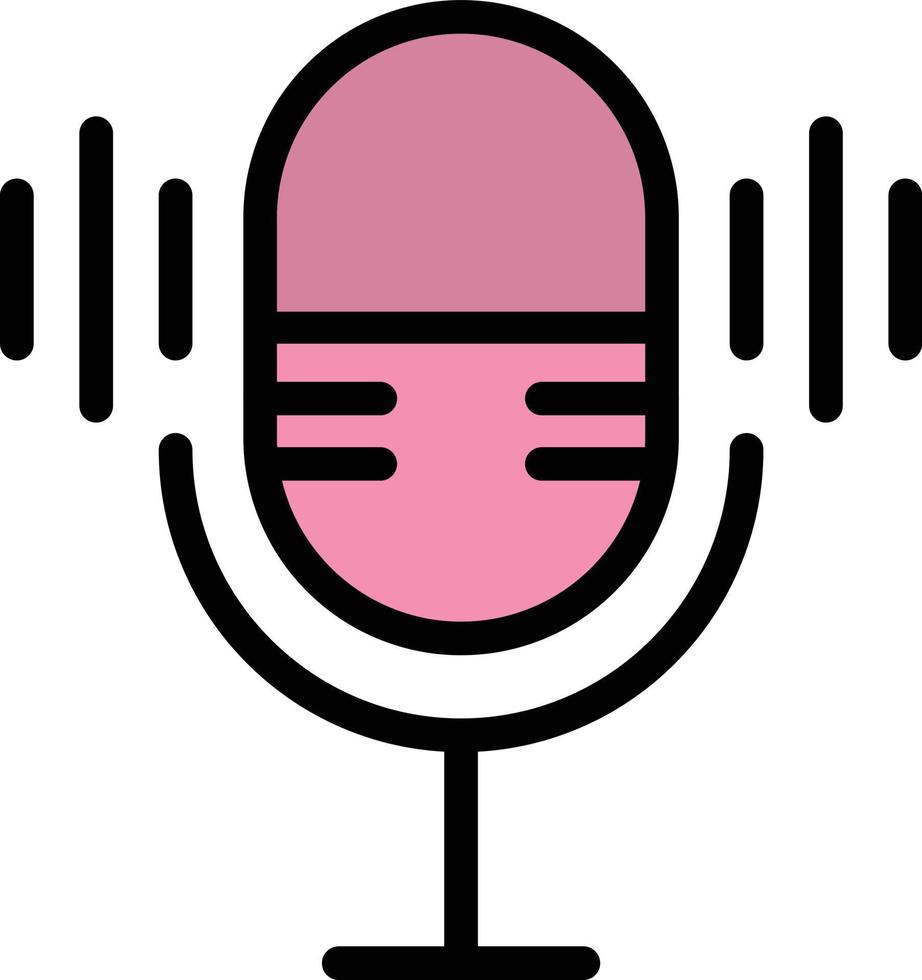 Microphone Vector Icon Design Illustration