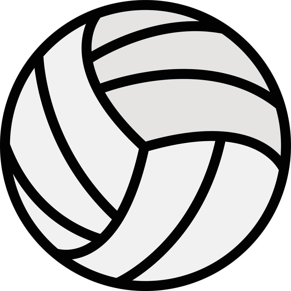 ilustración de diseño de icono de vector de voleibol