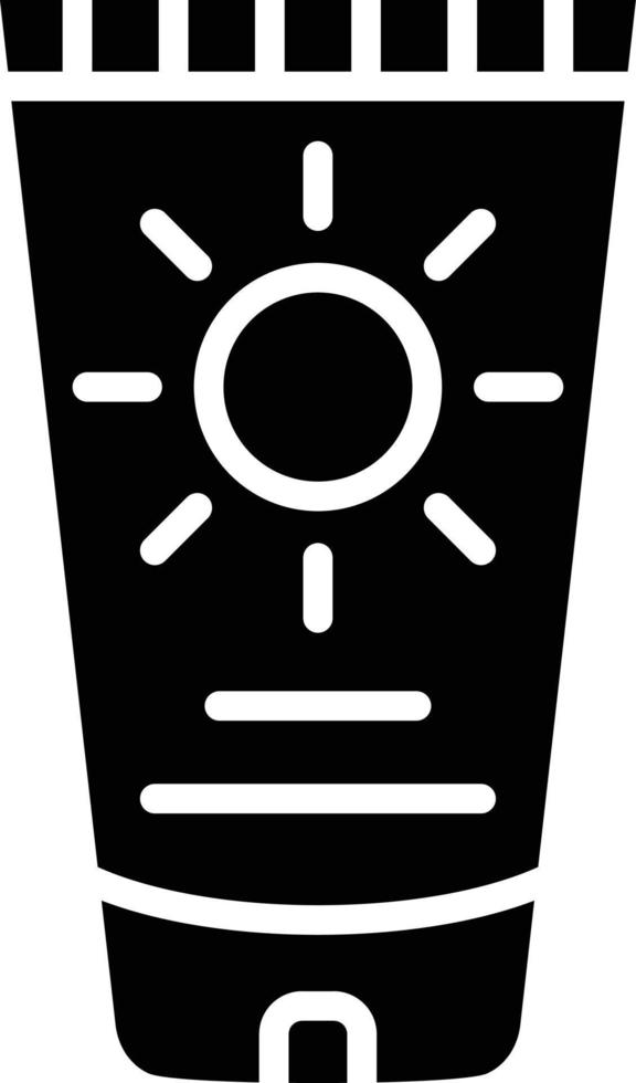 Sun cream Vector Icon Design Illustration