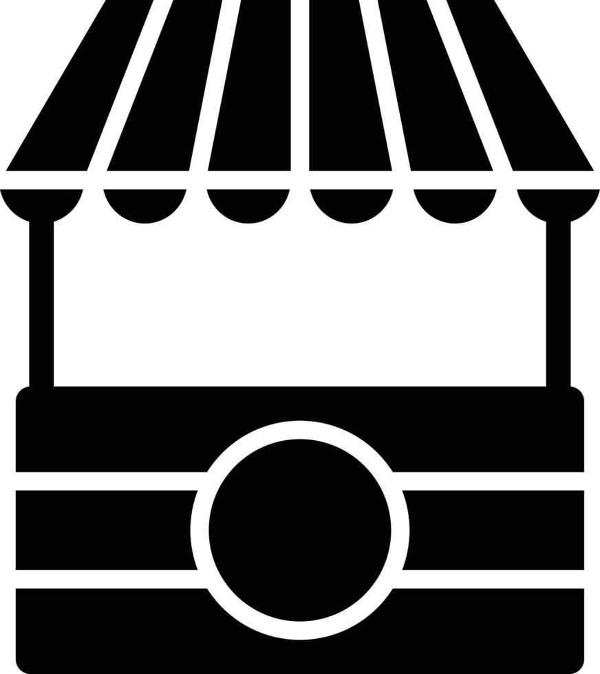 Food stand Vector Icon Design Illustration