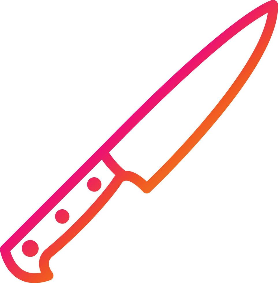Knife Vector Icon Design Illustration