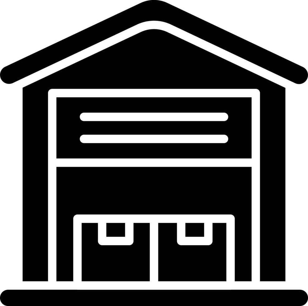 Warehouse Vector Icon Design Illustration
