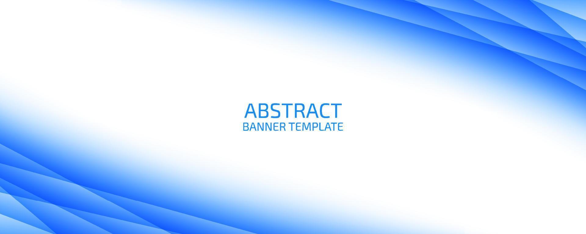 Abstract banner template with modern design vector