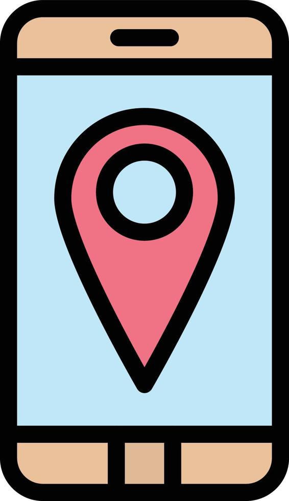 Gps mobile Vector Icon Design Illustration