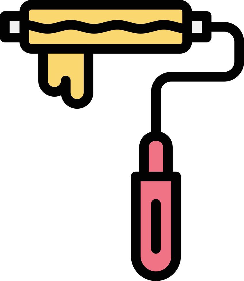 Paint roller Vector Icon Design Illustration