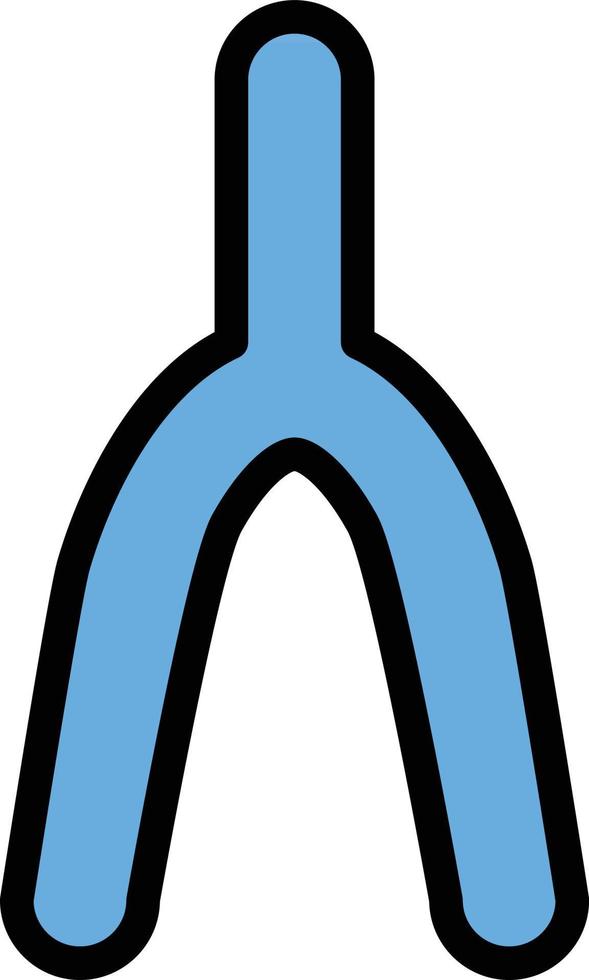 Wishbone Vector Icon Design Illustration