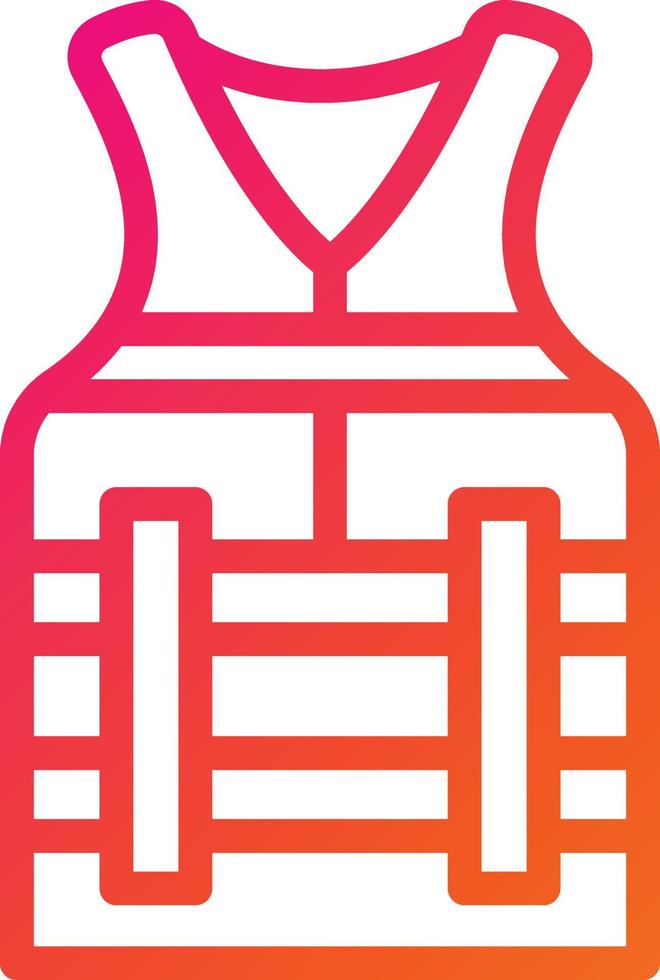 Life jacket Vector Icon Design Illustration