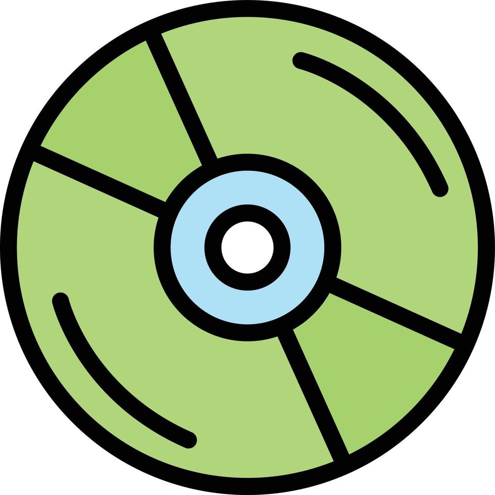 Ilustración de diseño de icono de vector de DVD