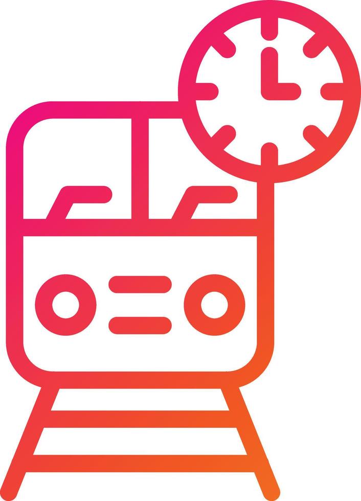 Train time Vector Icon Design Illustration