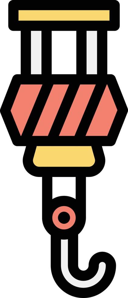 Crane hook Vector Icon Design Illustration