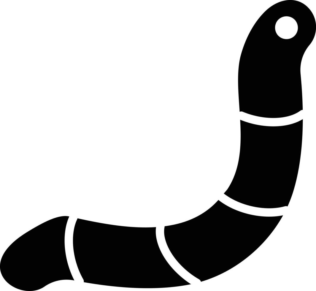 Worm Vector Icon Design Illustration