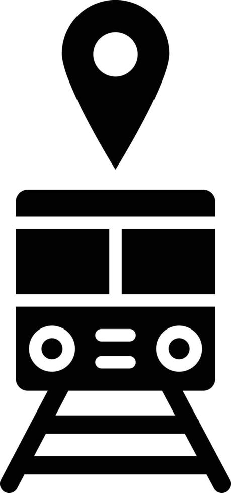 Train station Vector Icon Design Illustration