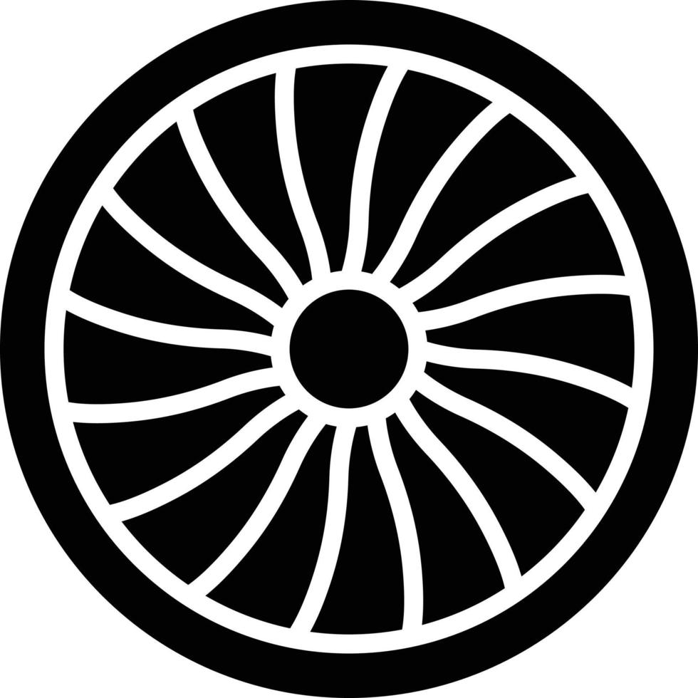 Turbine Vector Icon Design Illustration