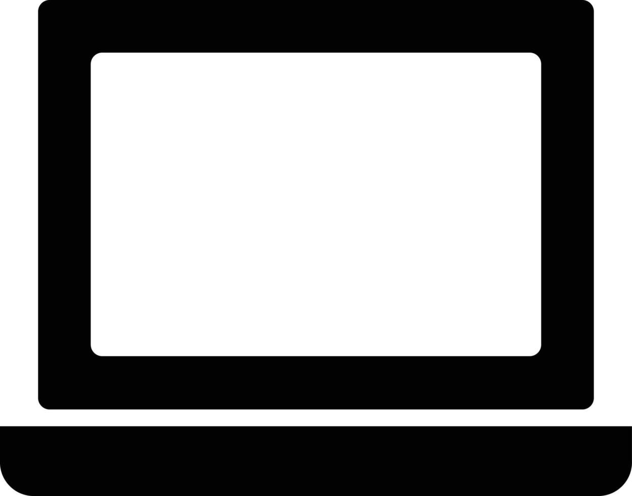 Laptop Vector Icon Design Illustration