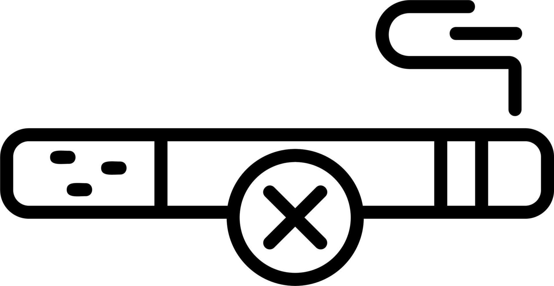 No Smoking vector icon