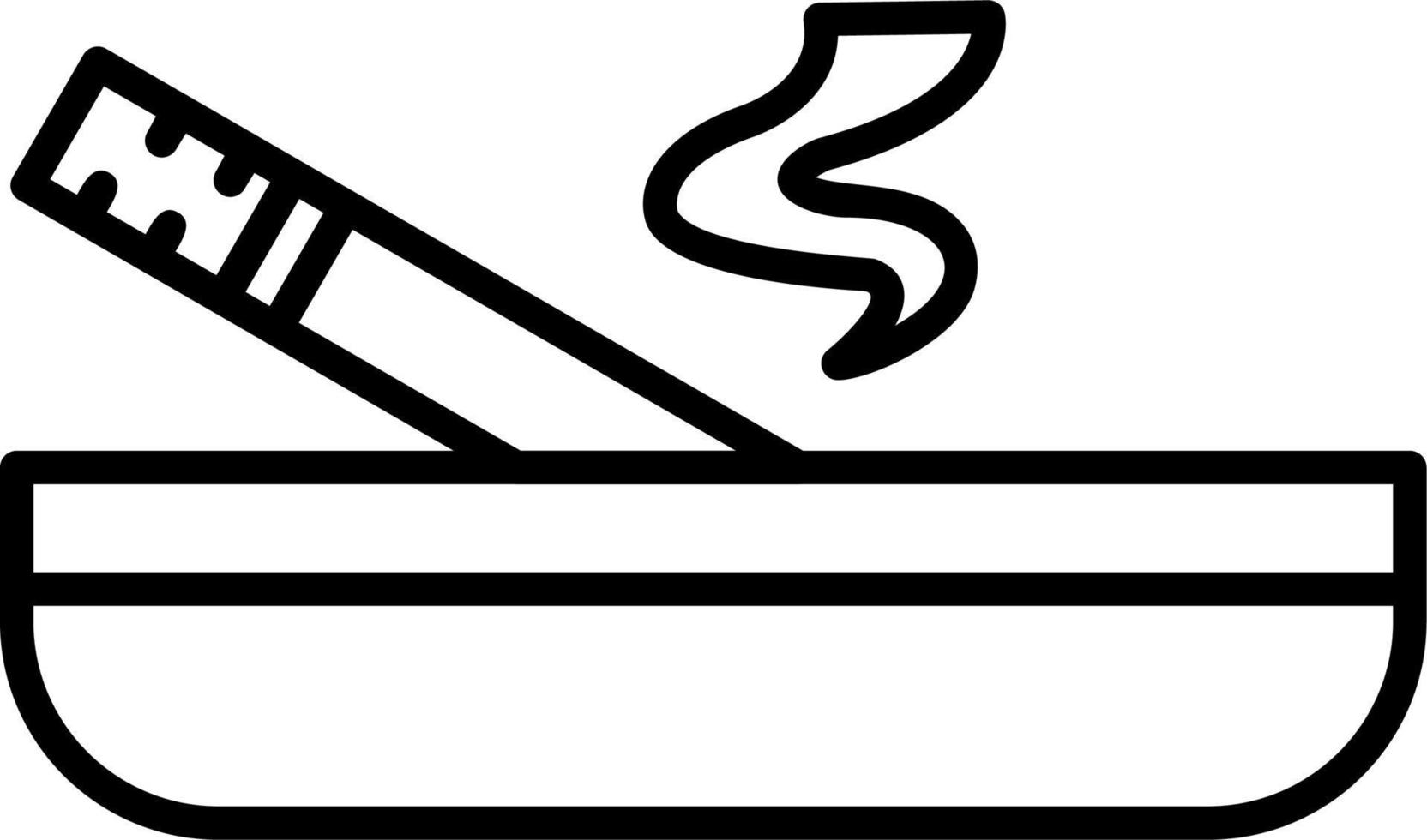 Ashtray vector icon