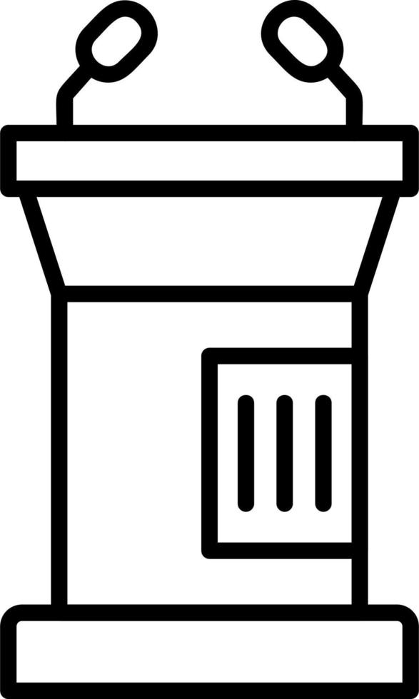 Lectern vector icon