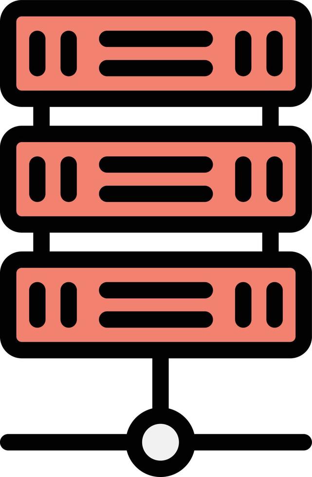 Server Vector Icon Design Illustration