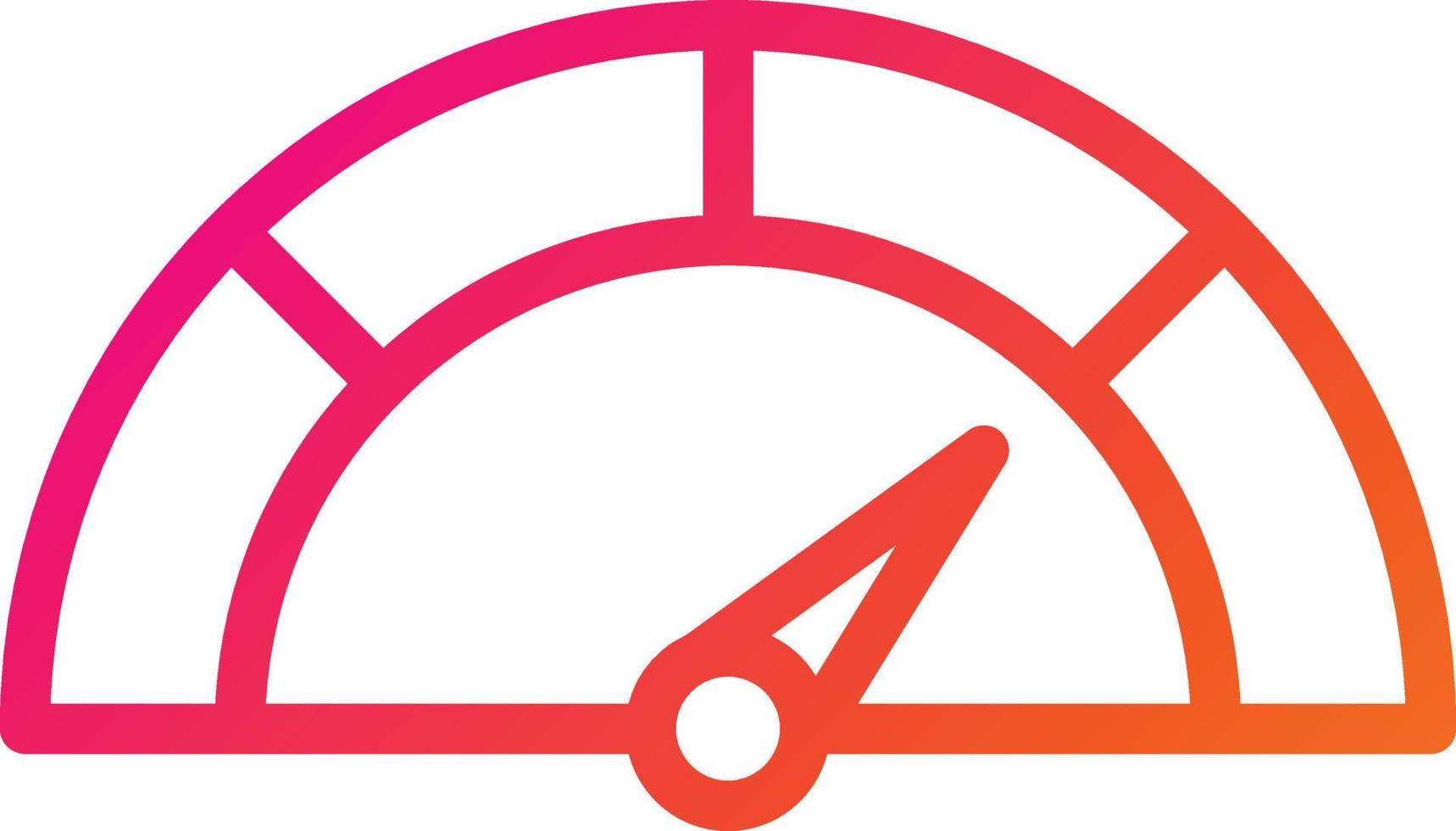 Speedometer Vector Icon Design Illustration