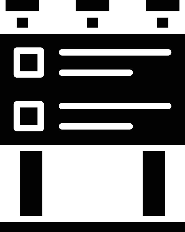ilustración de diseño de icono de vector de cartelera
