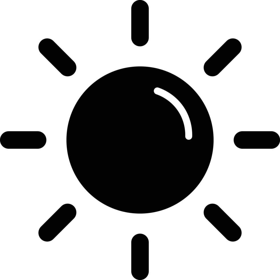 Sun Vector Icon Design Illustration