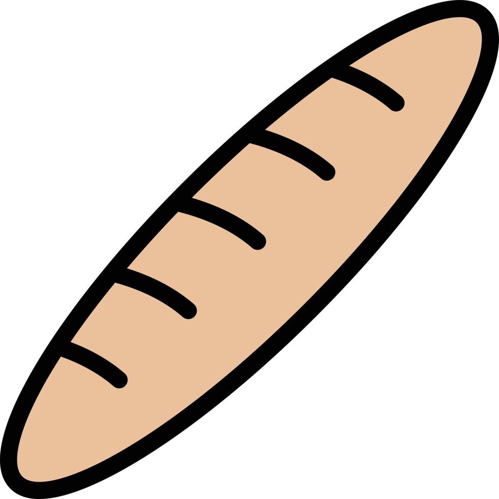 Baguette Vector Icon Design Illustration