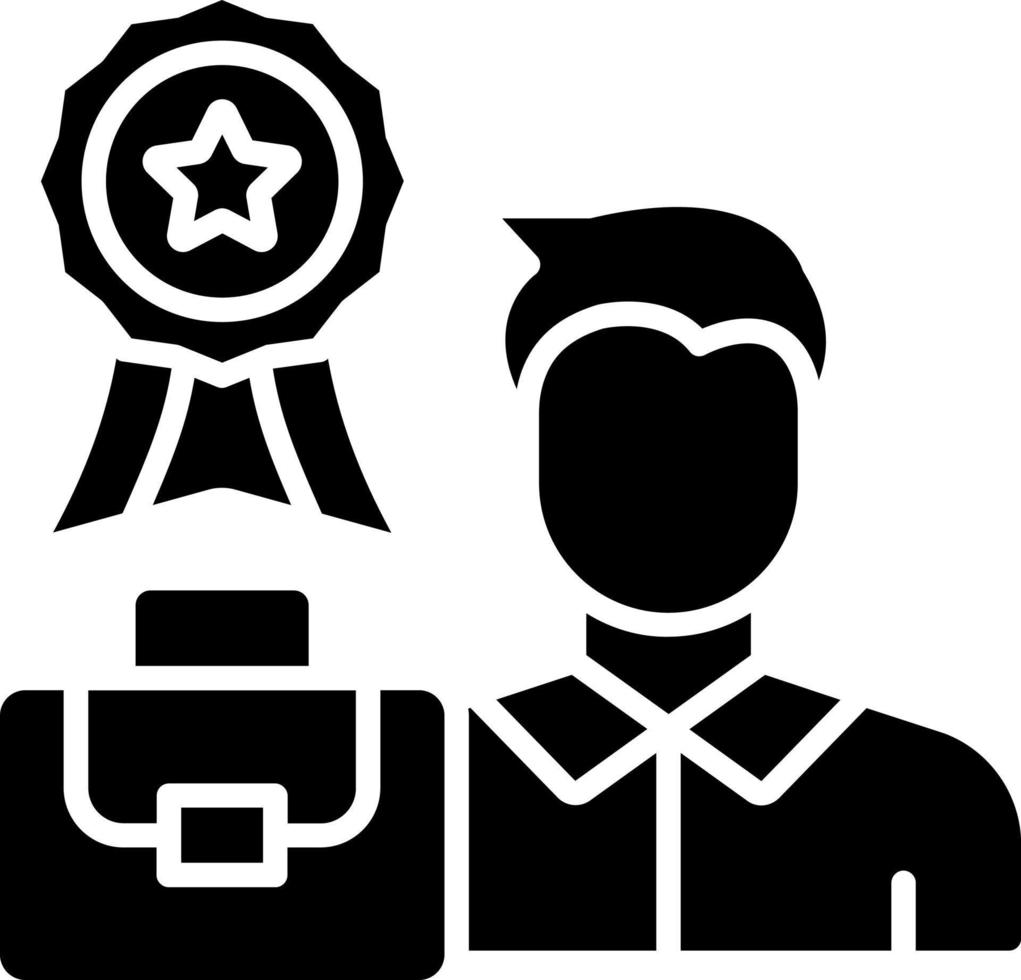 Career Expert Icon Style vector